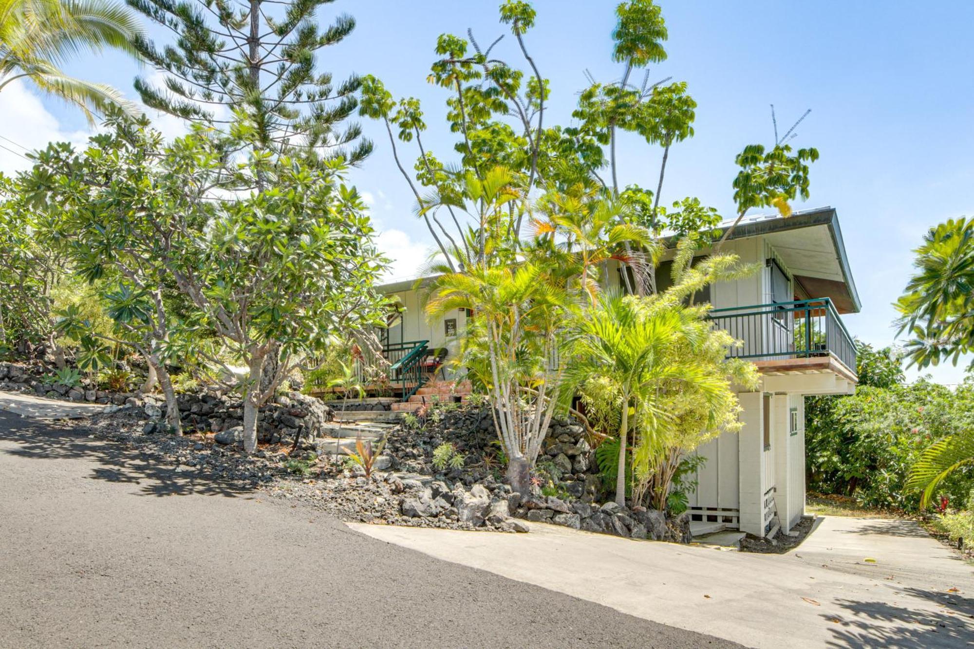 Ocean-View Bungalow Walk To Pebbles Beach! Hookena Buitenkant foto