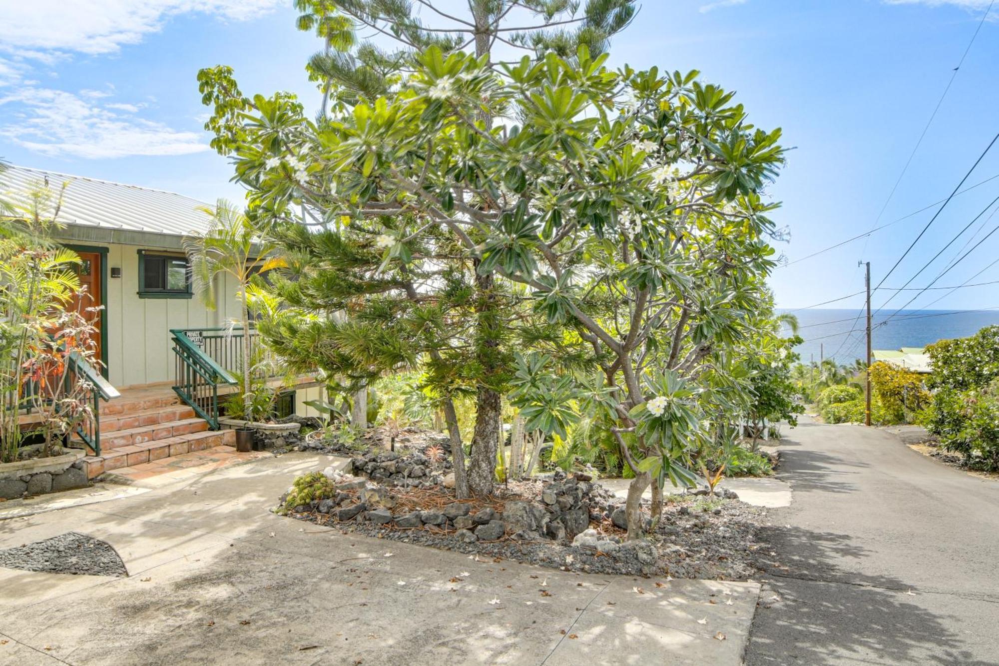 Ocean-View Bungalow Walk To Pebbles Beach! Hookena Buitenkant foto