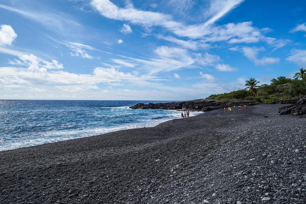 Ocean-View Bungalow Walk To Pebbles Beach! Hookena Buitenkant foto